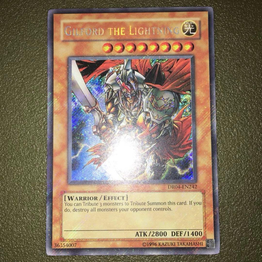 遊戯王 英語 DR04 シク ギルフォード・ザ・ライトニング 1枚 シークレット