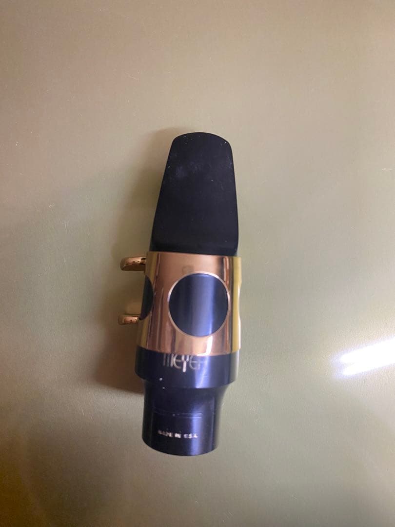 アルトサックスマウスピース メイヤー　黒・金