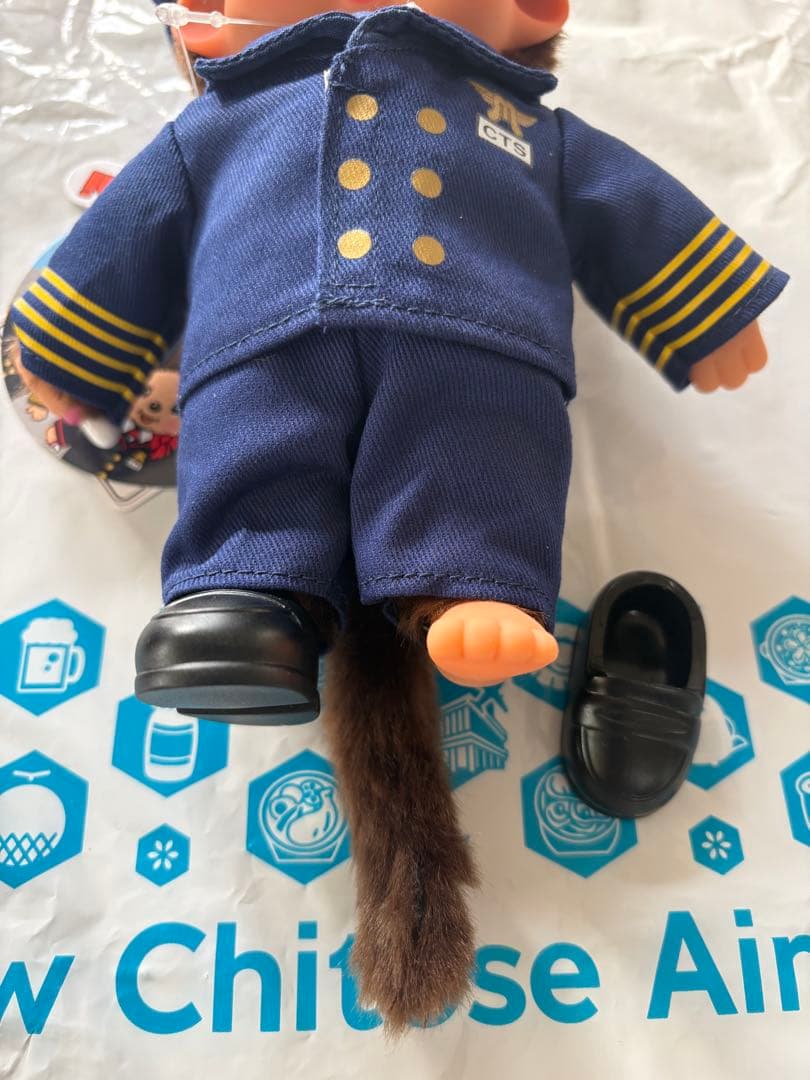 モンチッチ 新千歳空港限定 パイロット CAモンチッチちゃん 機長