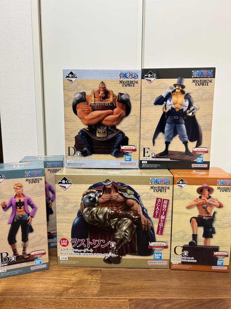 一番くじ白ひげ海賊団 〜オヤジと息子たち〜 B、C、D、E賞、ラストワン+オマケ