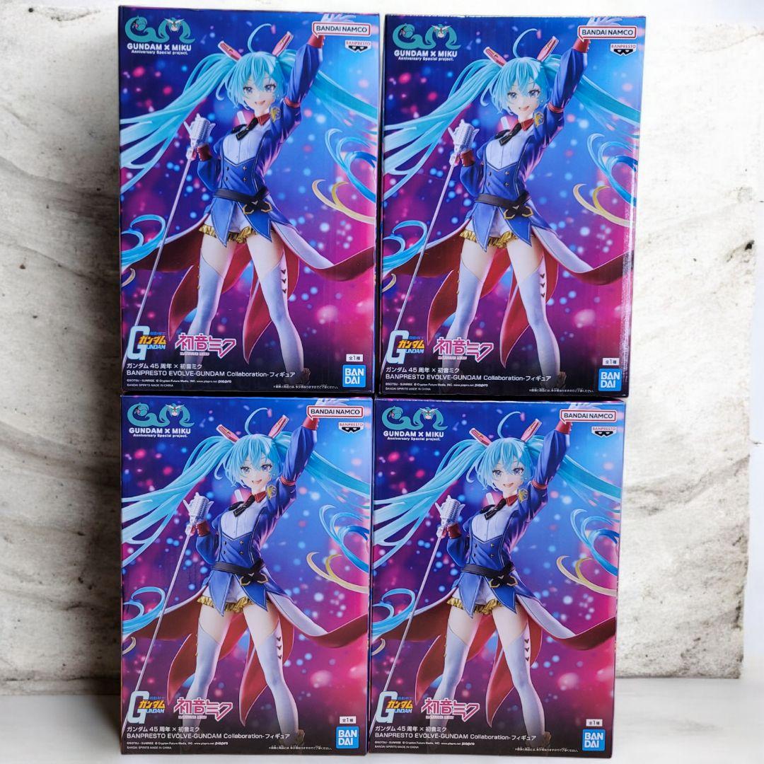 GUNDAM x MIKU ガンダム45周年×初音ミク コラボフィギュア ４点