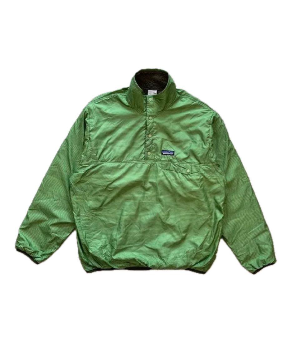 F*U様 00s Patagonia リバーシブルスナップT グリゼード M F