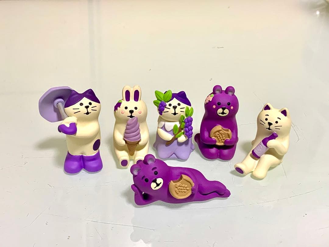 ♡コンコンブル　あしかがフラワーパーク限定　6点セット　ネコ　クマ　うさぎ♡ 2026年最新】あしかがフラワーパーク コンコンブルの人気アイテム