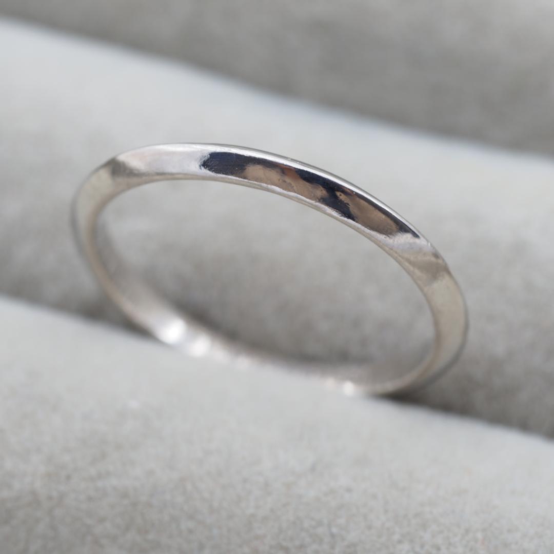 ティファニー ナイフエッジ ウェディング リング 12号 Pt950