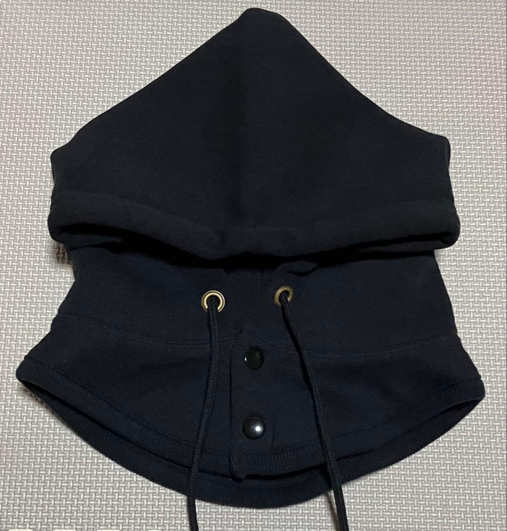 チャンピオン × ビームス 別注 スナップボタンフード ブラック