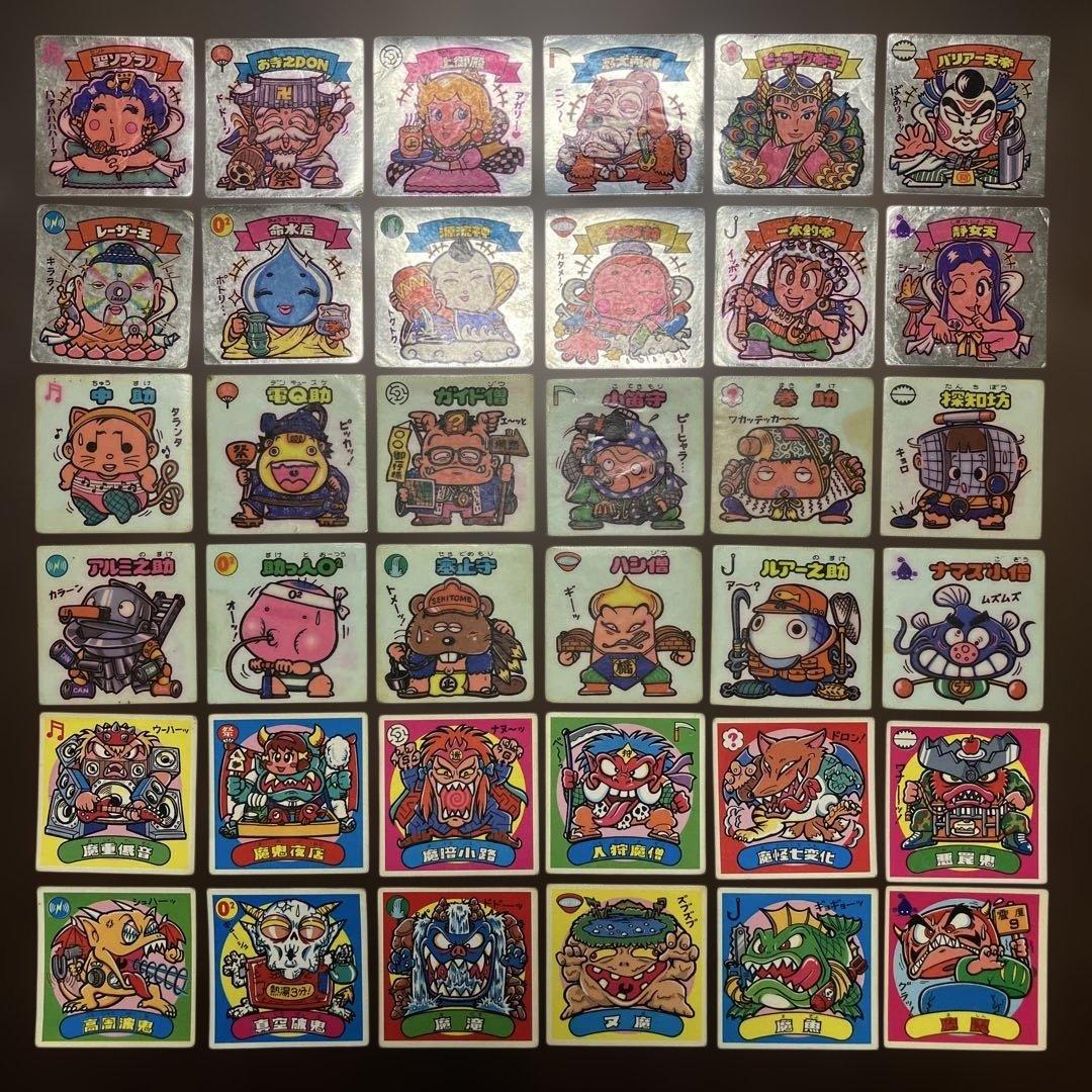 ビックリマンシール 旧シール 7弾すくみ フルコンプ チョコ版 - メルカリ