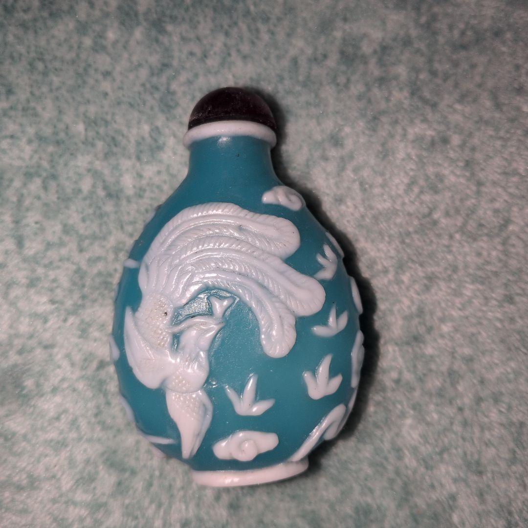 青色の鼻煙壺 - メルカリ