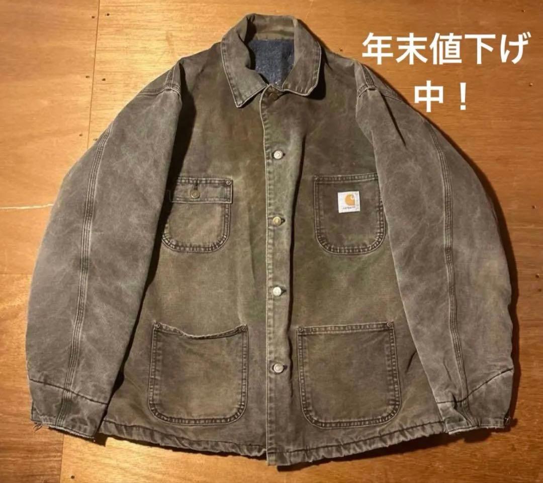 Carhartt カーハート希少 星タグ CHT ミシガンチョアコート 90s