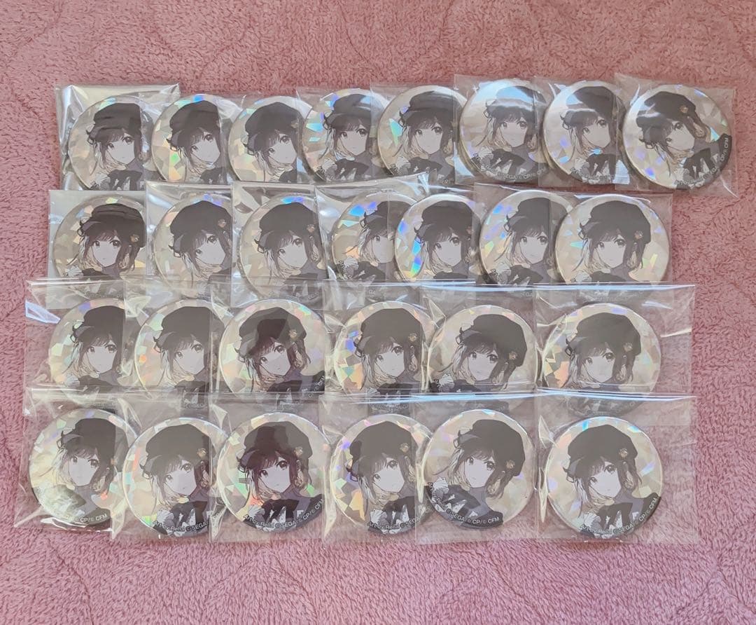 【訳あり】セカイの宝石箱 東雲絵名 缶バッジ 27点セット 予約商品】グリッター缶バッジ イベントイラストコレクション vol.51 A