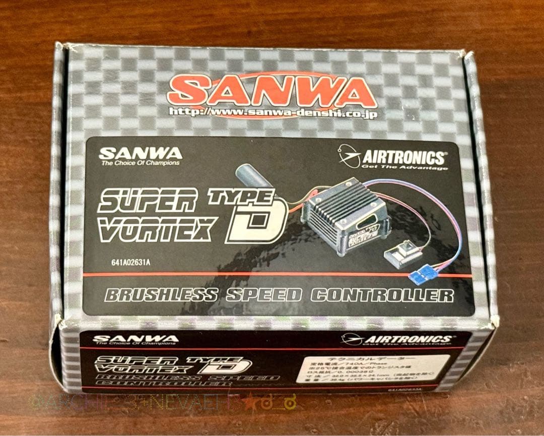 サンワ◆SUPER VORTEX TYPE D ブラシレススピードコントローラー SANWA Super Vortex Type D Brushless ESC Speed Controller-New in