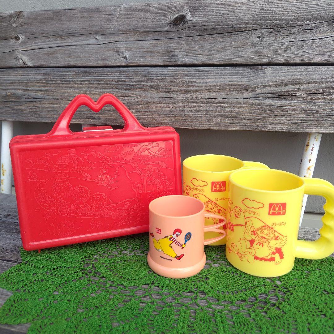 当時物 マクドナルド プラカップ ランチボックス 昭和レトロ - メルカリ