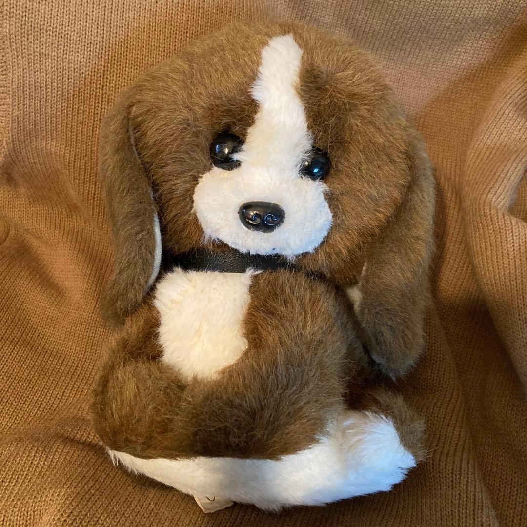 吉徳　犬　ぬいぐるみ　垂れ耳 吉徳 ぬいぐるみ レトロぬいぐるみこれくしょん Crawling dog 180616