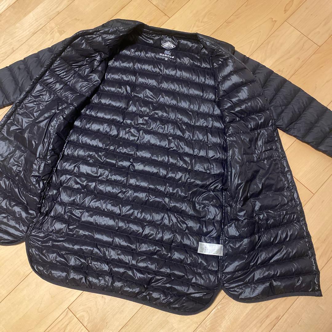 DANTONダントン ロングインナーダウンコート 36 - メルカリ