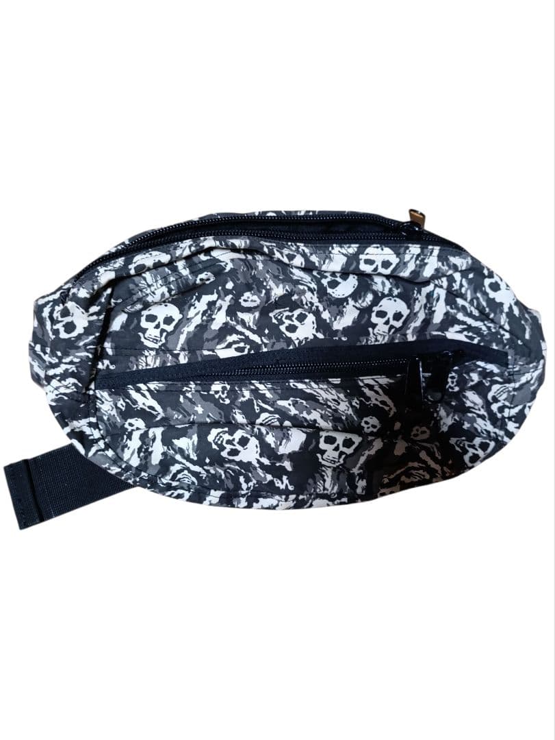 ナンバーナイン　タイム期　ウエストバッグ 01ss　スカル