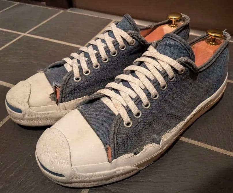 Jack Purcell USA製 青キャンバス 90's CONVERSE JACK PURCELL LOW コンバース ジャックパーセル