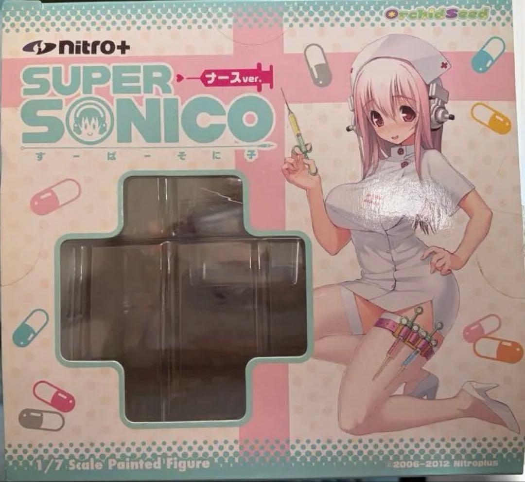 すーぱーそに子ナースver. フィギュア　オーキッドシード（付属品破損あり）