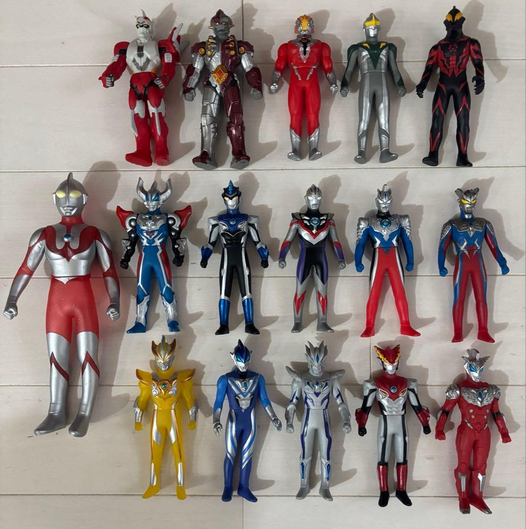 ウルトラマン ソフビ おもちゃ まとめ売り ウルトラマン 旧ウルトラ怪獣 シリーズまとめ売り27体！当時物ソフビ