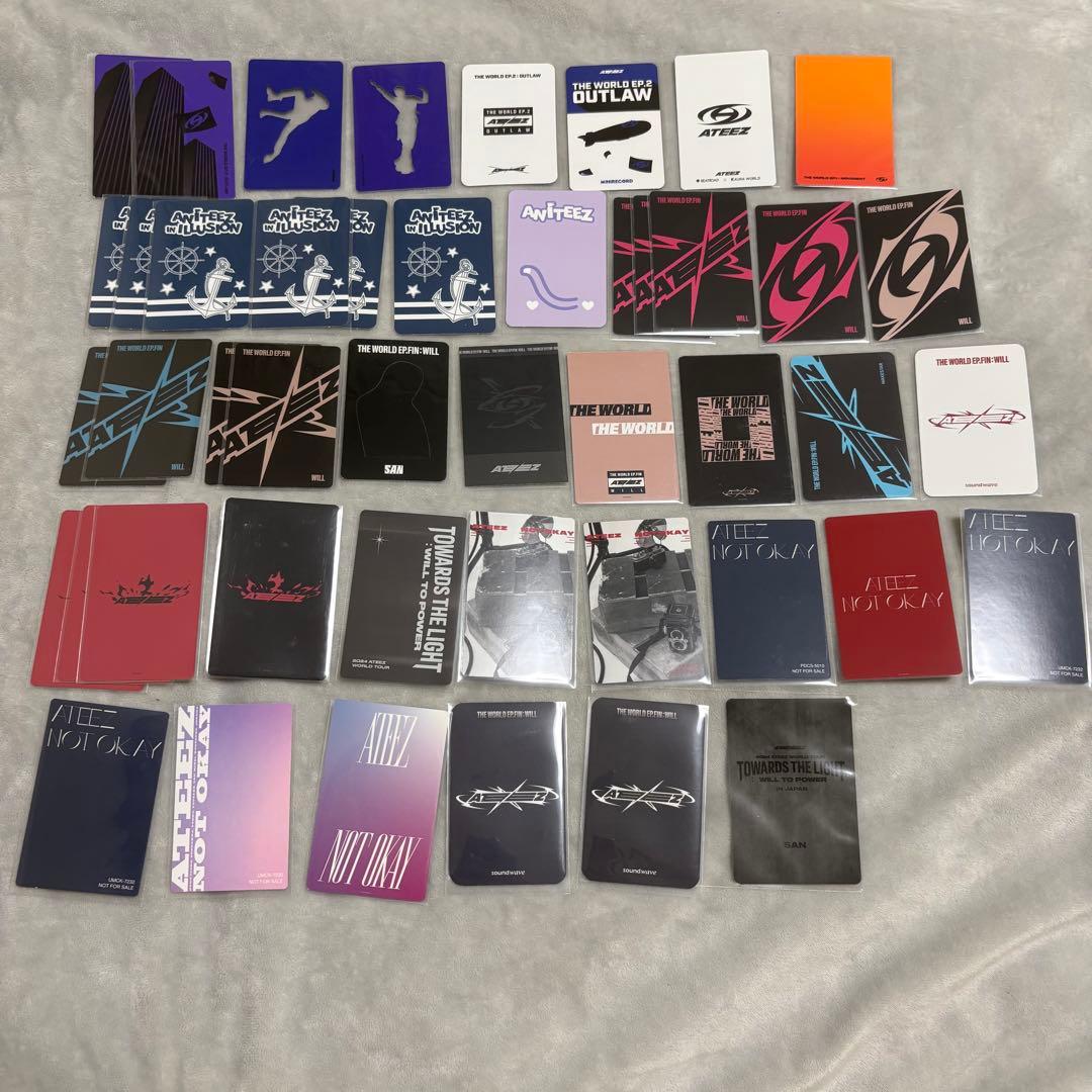 ATEEZ サン SAN 산 ラキドロ 封入 トレカ まとめ