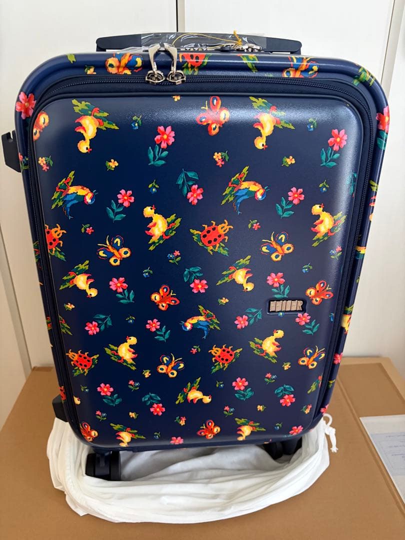 フェイラー FEILERハイジ トローリーバッグ キャリーケース ネイビー