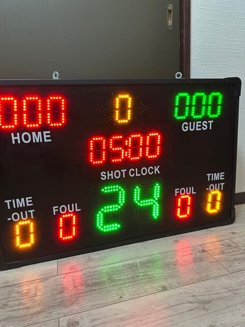 Cheetie バスケットボール スコアボード ショットクロック付き 24&14