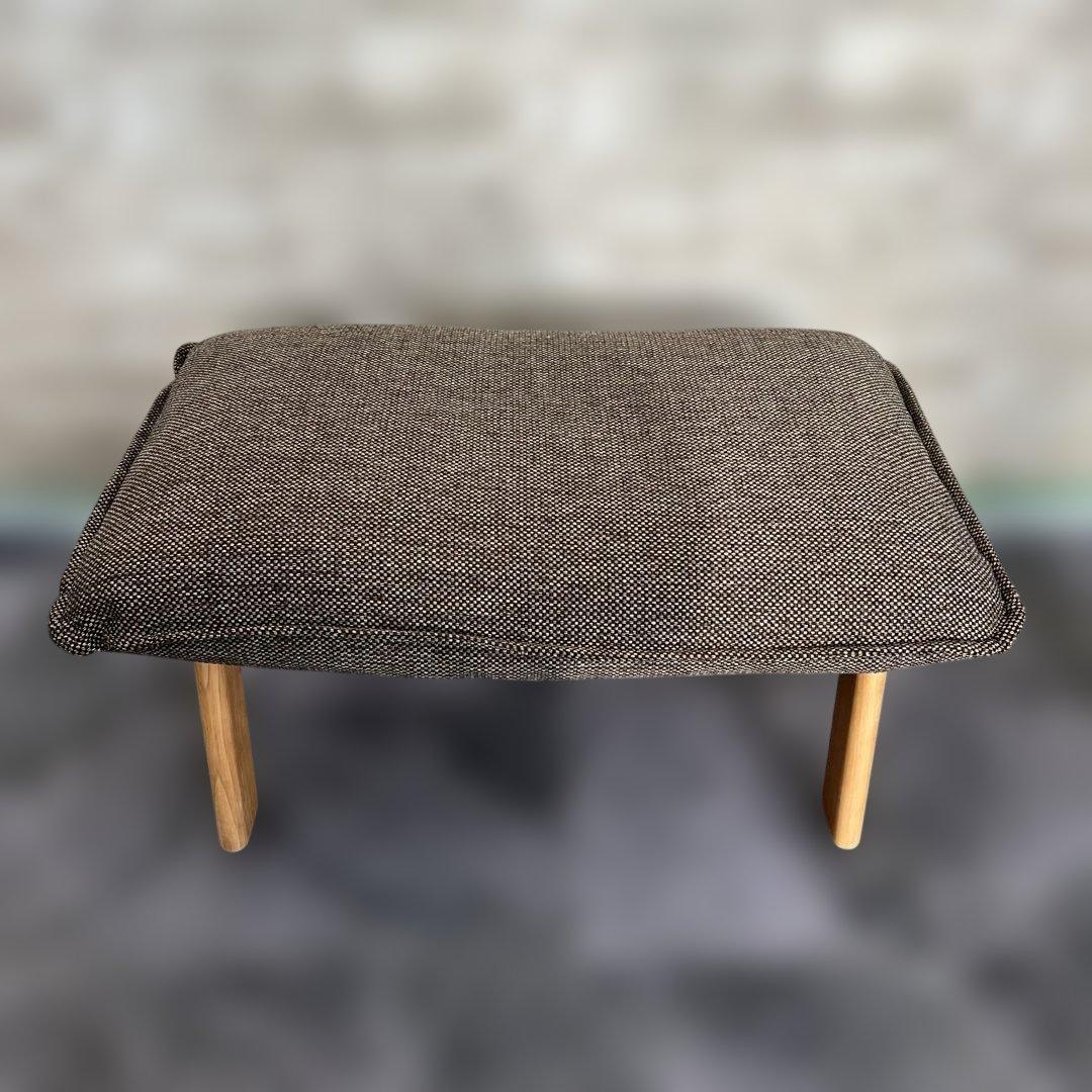 【美品】無印良品　ハイバックリクライニングソファ用「オットマン」①