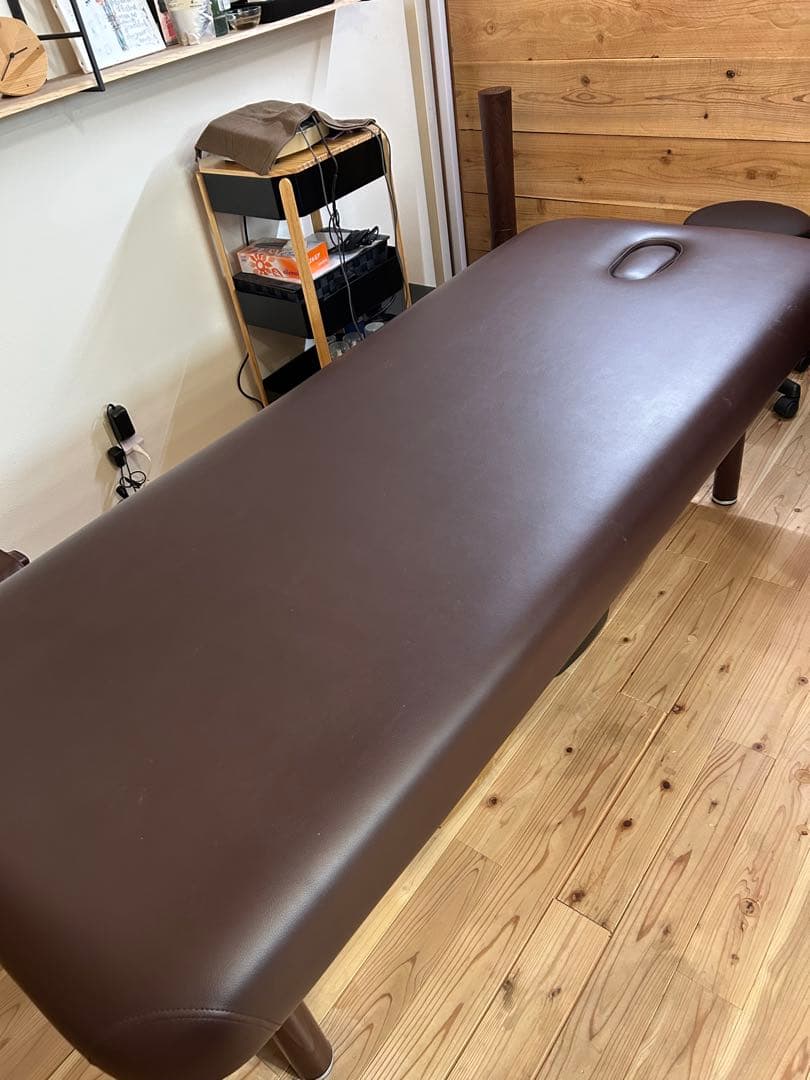 【CARNA-K】有孔低反発キングマッサージベッド「カルナK」ダークブラウン