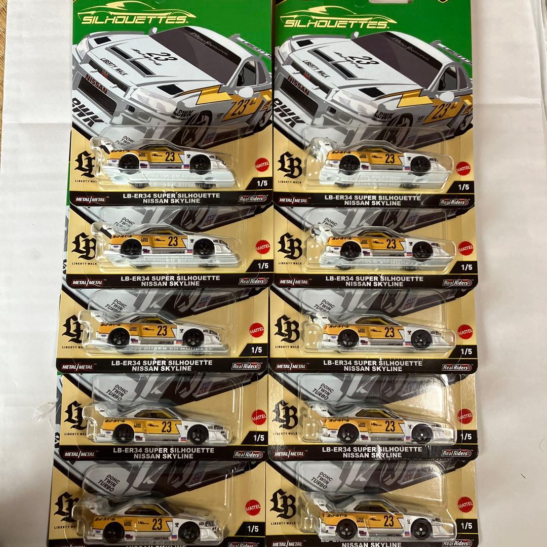 ホットウィール⭐️シルエット⚡️LB★works -ER34日産スカイライン✨10台