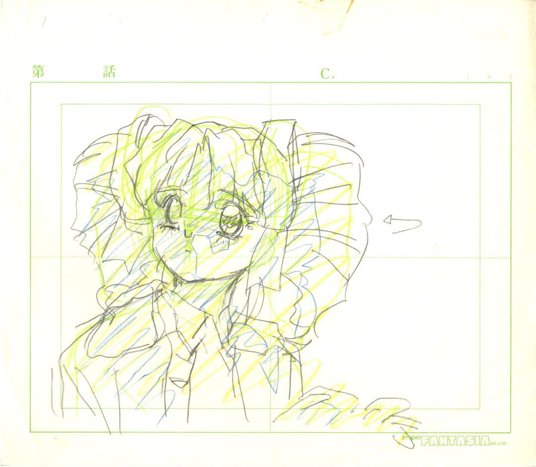 同級生 OVA1話 志村まみ セル画 手描き背景 - メルカリ