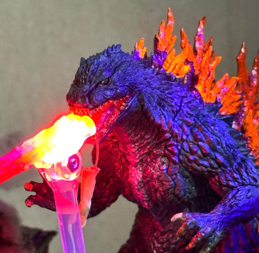 アオシマゴジラミレニアム２０００プラモデル組み立て完成品