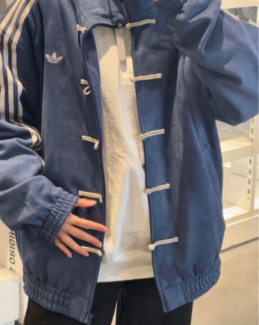 adidasアディダス 中国限定 蛇年トラックジャケット ネイビー Mサイズ”