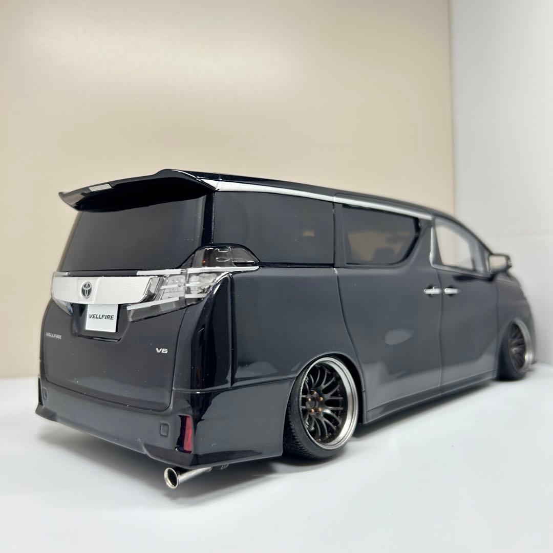 1/18京商 SAMURAI ヴェルファイア カスタム ミニカー ブラック - メルカリ