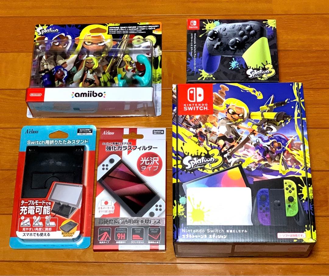 送料無料 新品】ニンテンドースイッチ スプラトゥーン3 本体、他 5点