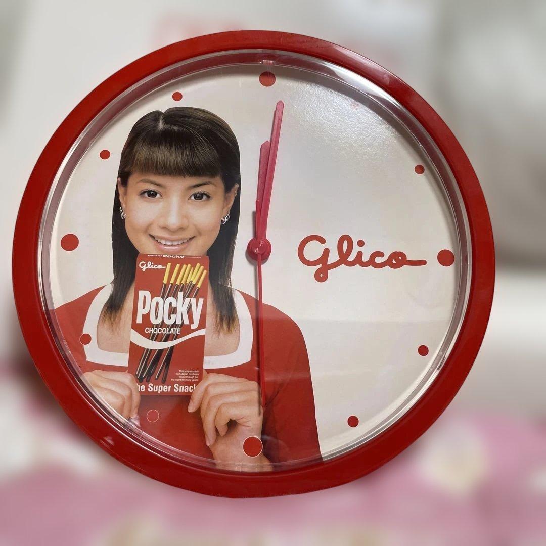 非売品】箱付き 吉川ひなの ② ポッキー グリコ 掛け時計 - メルカリ