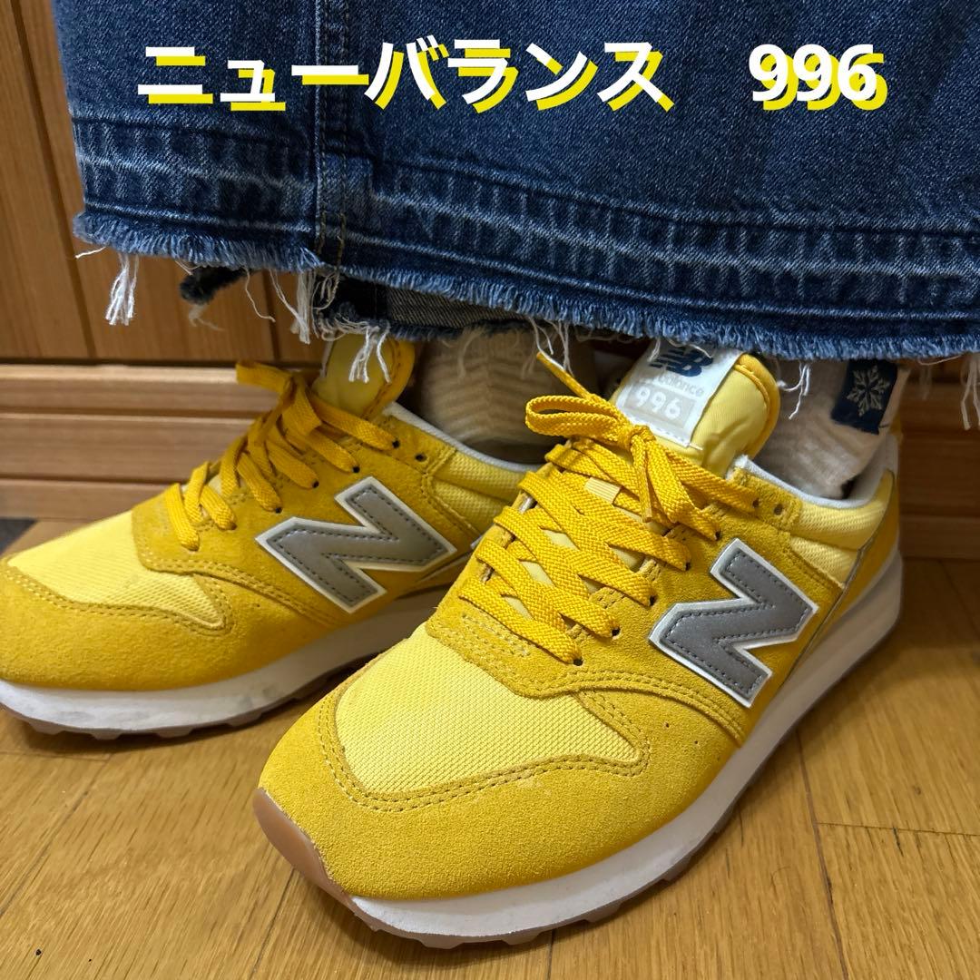 New Balance 996 イエロー 黄色 レディーススニーカー 25.0 - メルカリ