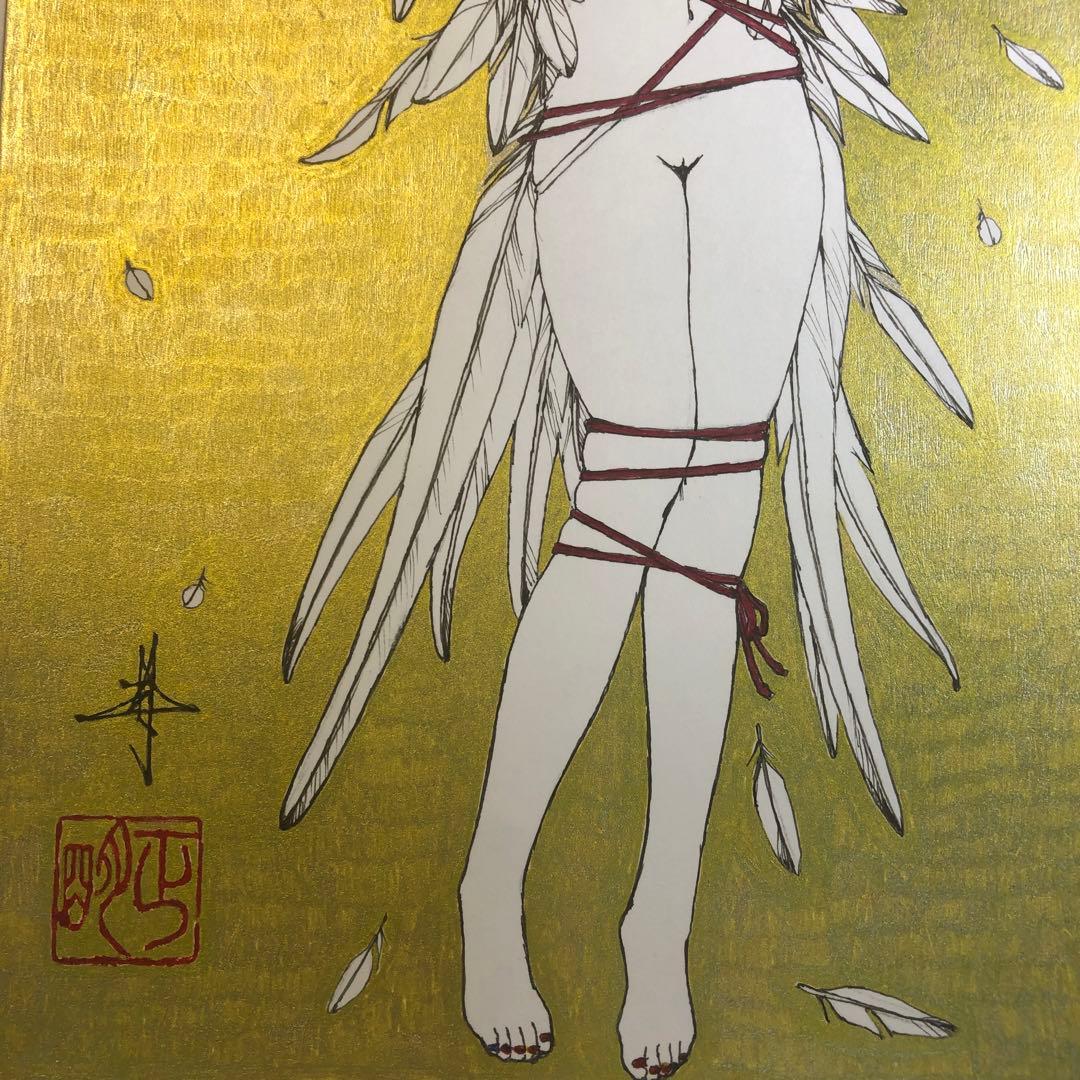 Bondage Angel 緊縛天使　【肉筆絵画】