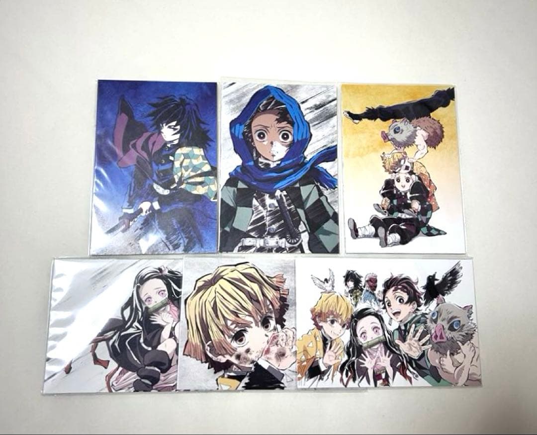 鬼滅の刃 全集中展 幕間画ポストカードセット 壱～陸 コンプリート