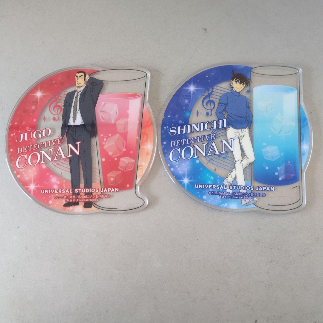 USJ 名探偵コナン ミステリーレストラン コースター 工藤新一 横溝重悟