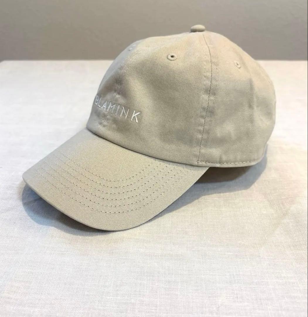 BLAMINK ブラミンク［未使用］ロゴキャップ　ベージュ