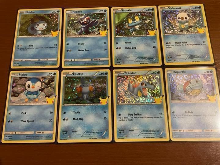 ポケモン25周年 米国マクドナルド限定プロモパック収録 ホロ 25種類