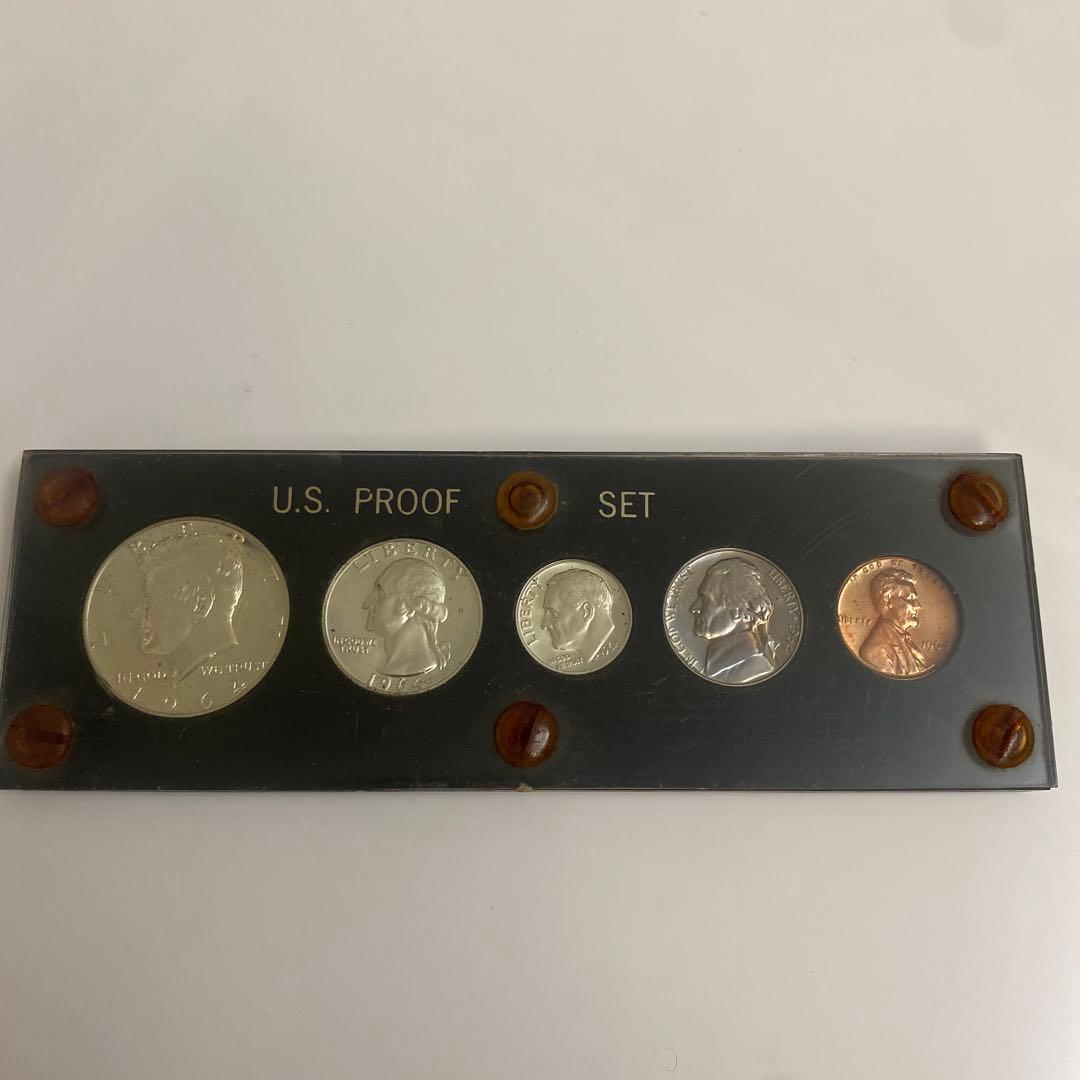 1964年　銀貨　アメリカドル　プルーフ セット