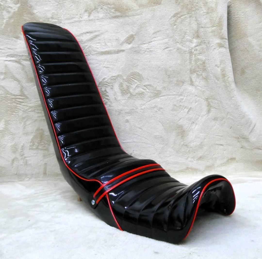 XJR400前期3段シート 黒赤エナ/三段シート60cm 4HM 400R - メルカリ