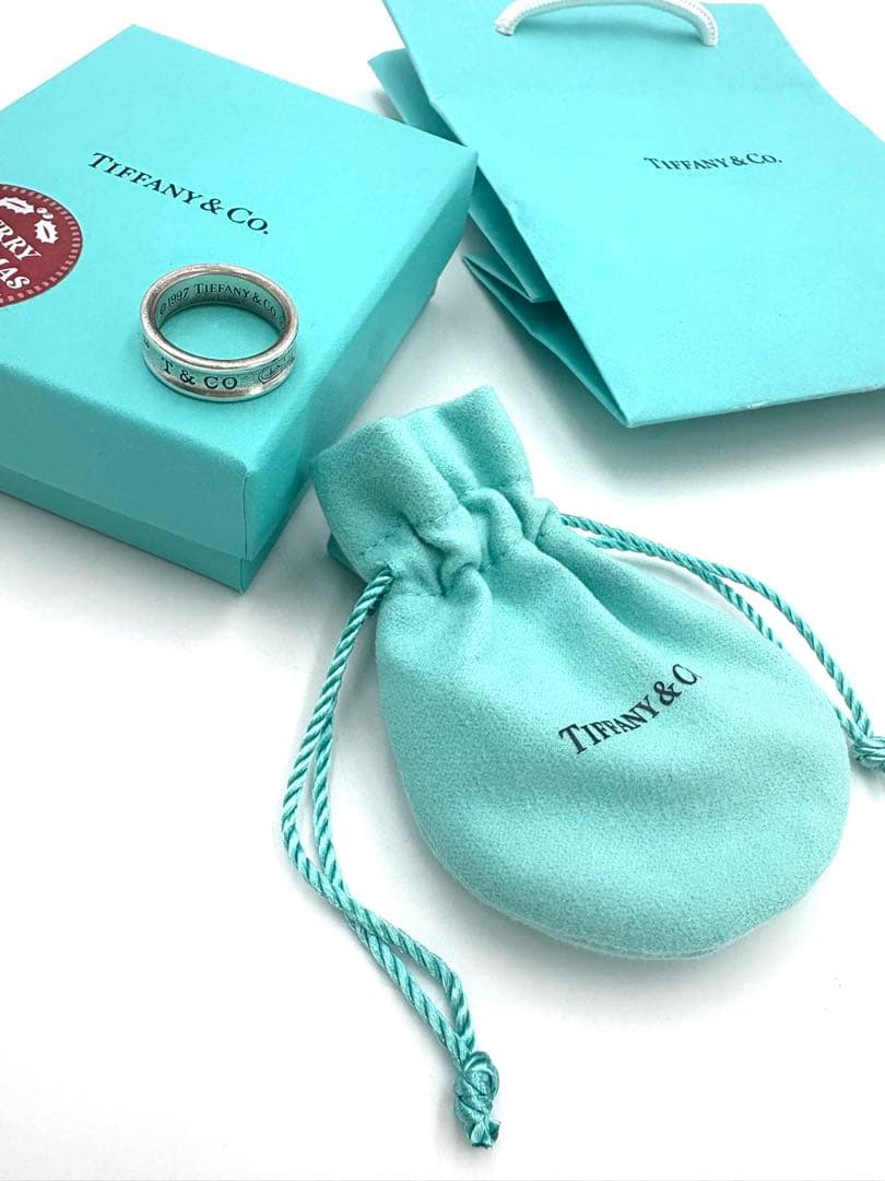 ティファニー　1837 ナローリング　シルバー925 約14号　指輪　箱付き