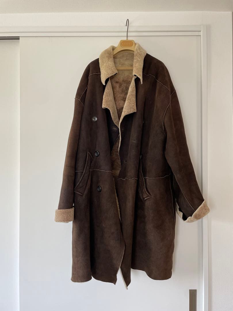 初期1980s NICOLE FARHI mouton coat UKアーカイブ