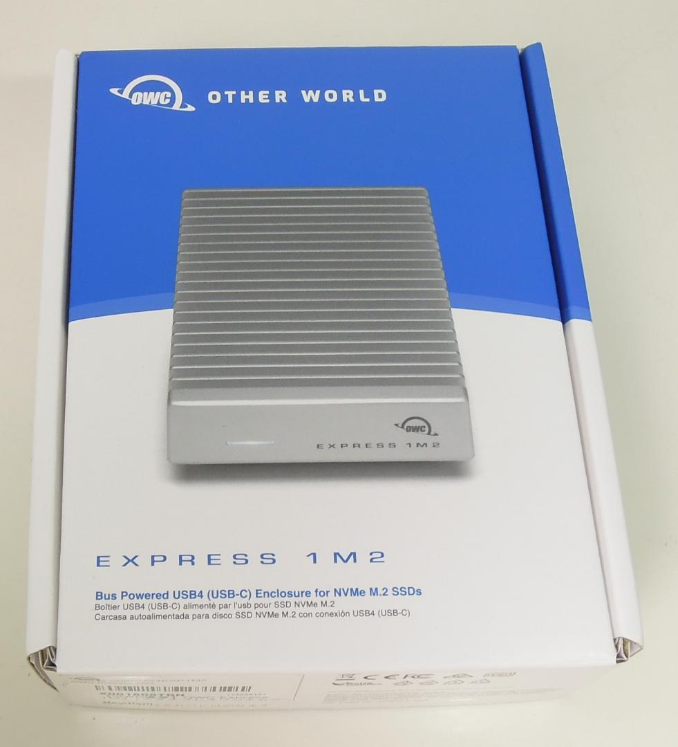 OWC Express 1M2◆USB4◆USB-C◆40Gbps◆SSDケース OWC Express 1M2: Portable USB4 NVMe M.2 SSD Solution