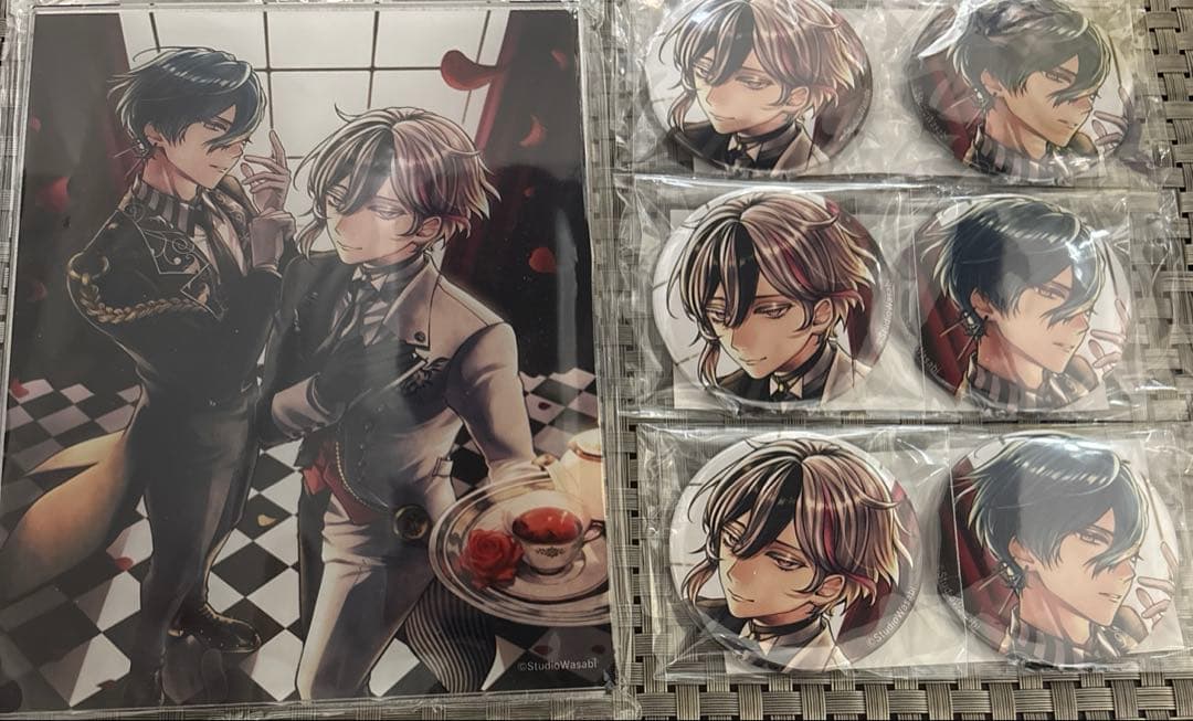 B's LOG 2025年9月号 あくねこ缶バッジアクリルスタンド