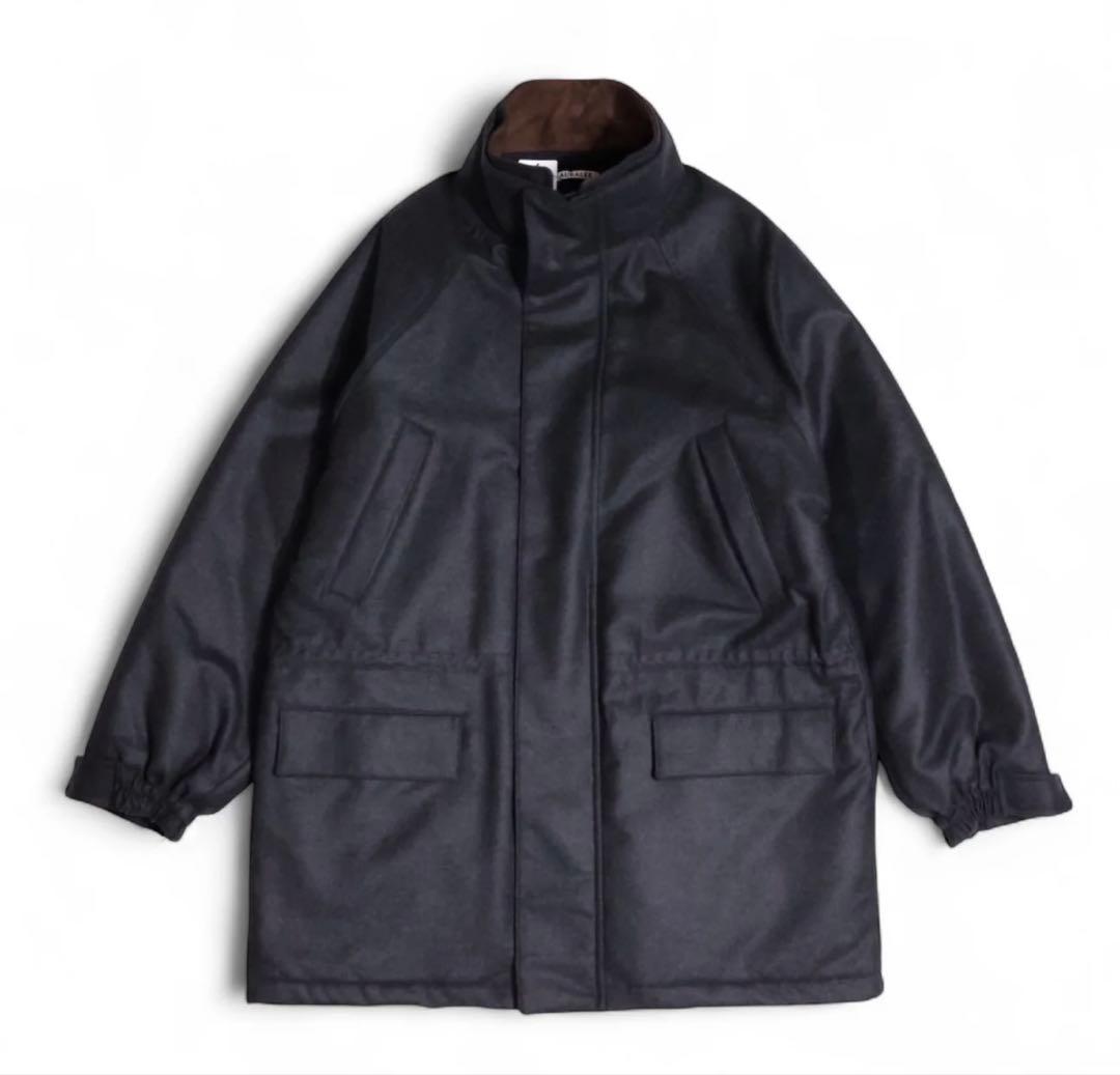 ジャケット・アウター WOOL FULLING FLANNEL PADDED OVER BLOUSON