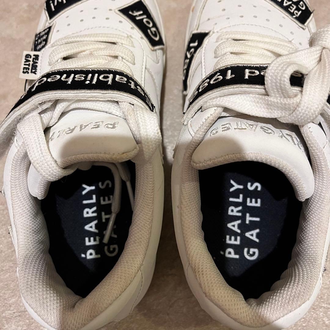 PEARLY GATES ゴルフシューズ レディース　22.5cm 靴　スパイク