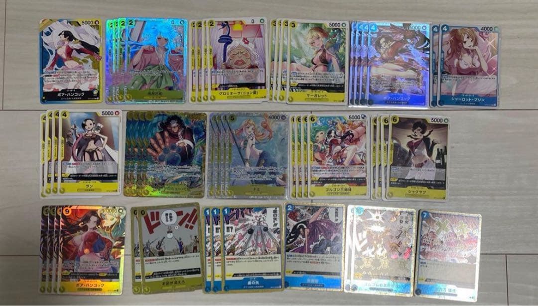 ワンピースカード 青黄ハンコック 構築済みデッキ - メルカリ