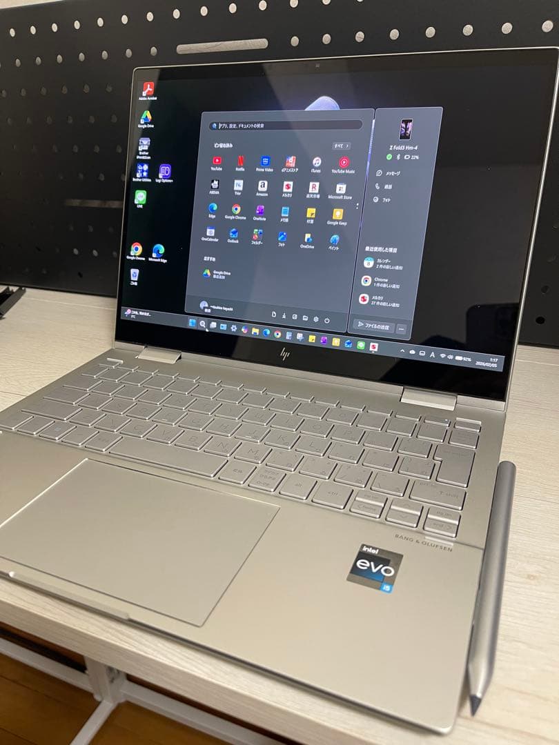 【美品】OLED高精細 HP Envy x360 i5 16GB 512GB