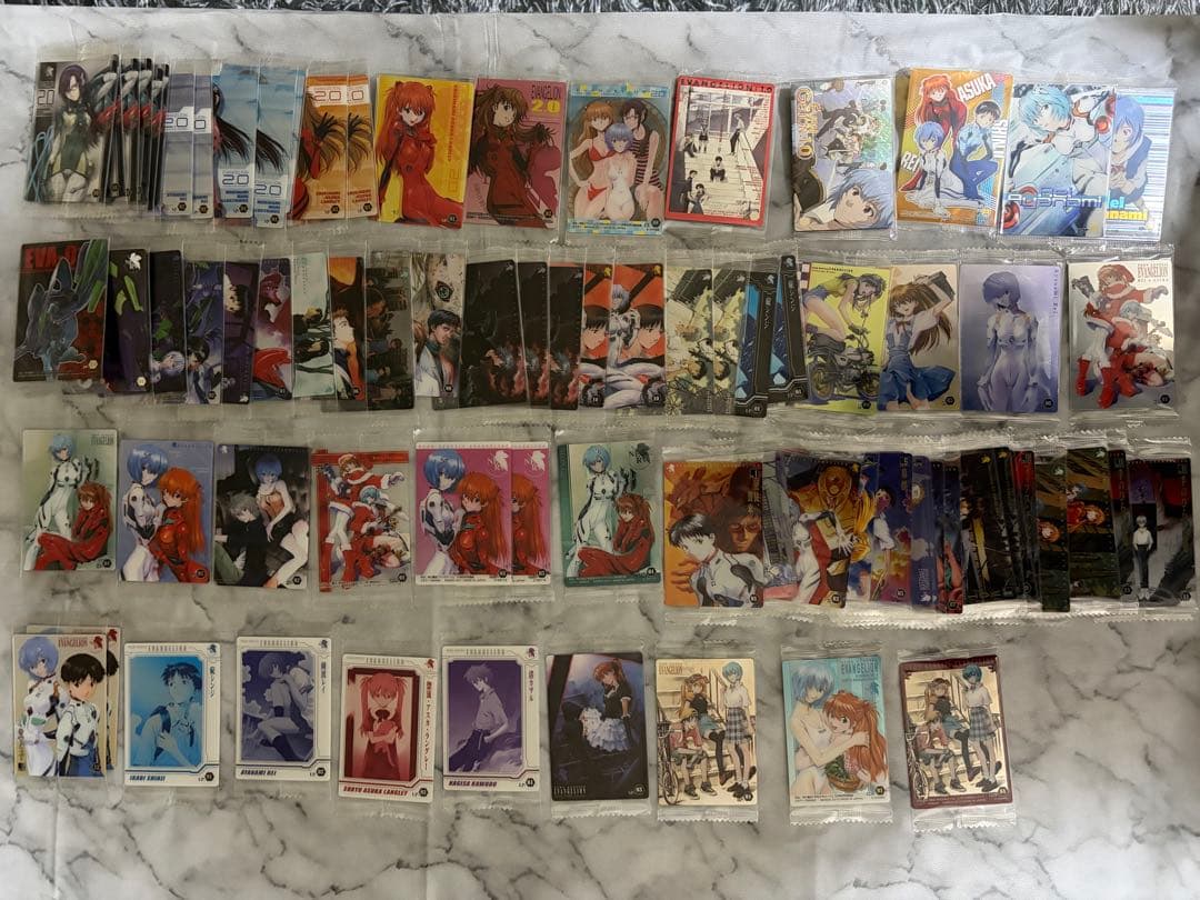 【未開封】エヴァンゲリオンウエハースカード　79枚　まとめ売り